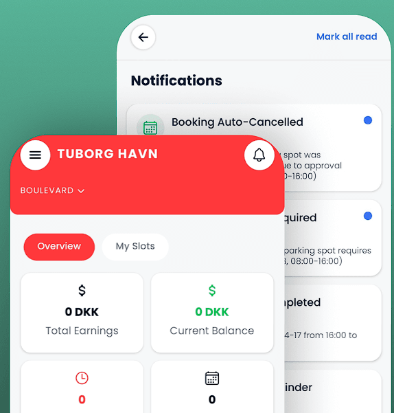ParkingHub notifications