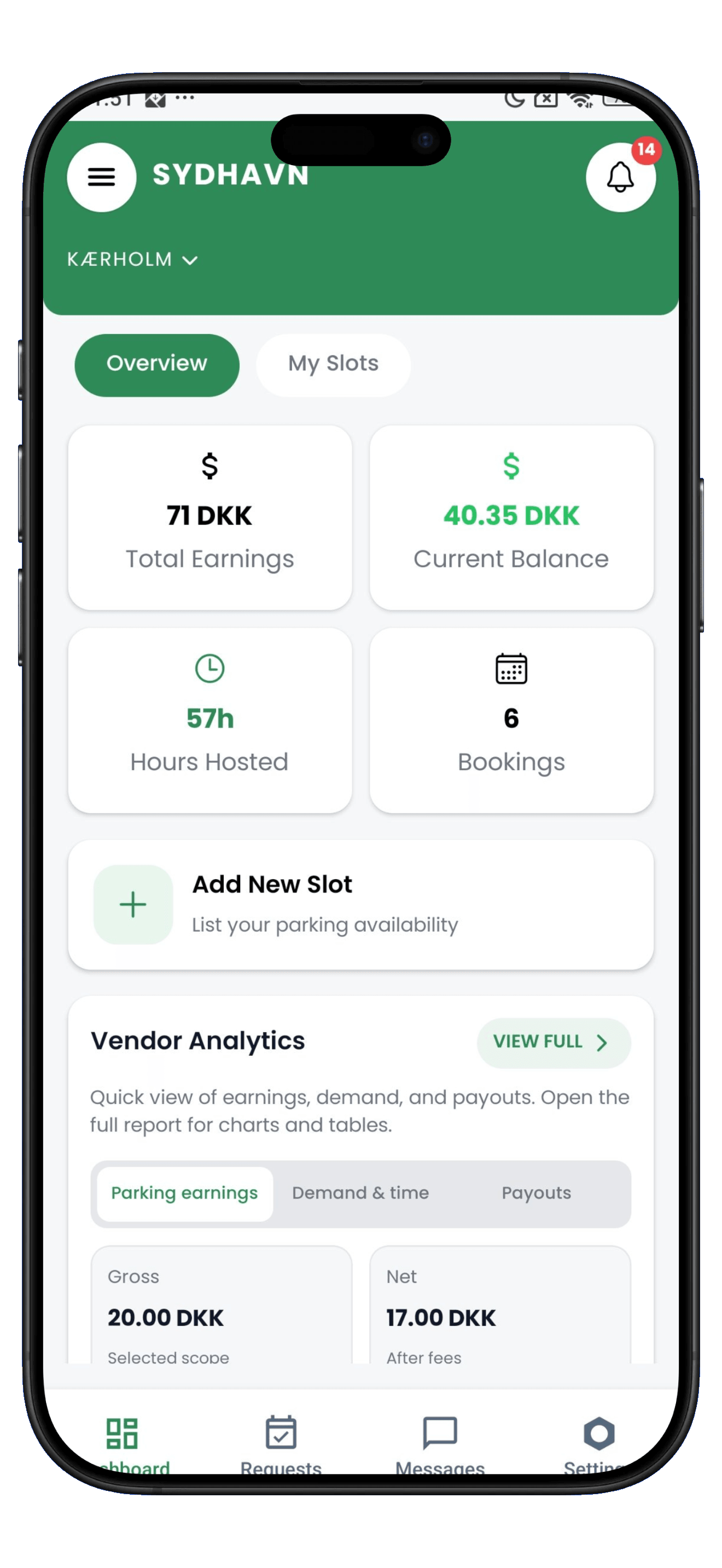 ParkingHub app-skærmbillede 1
