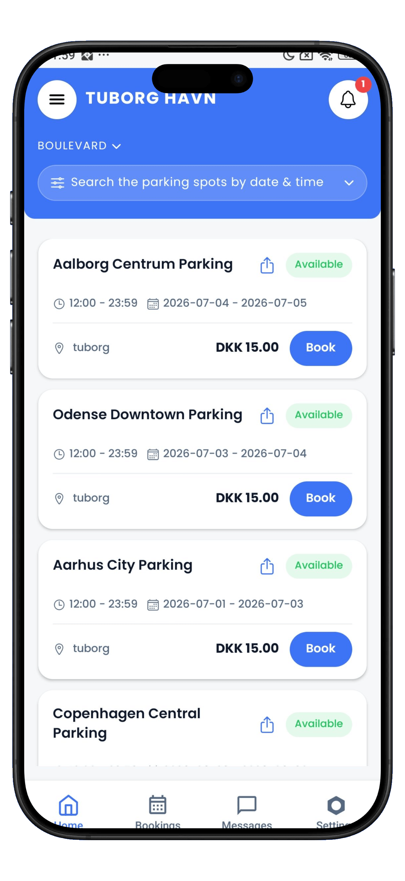 ParkingHub app-skærmbillede 3
